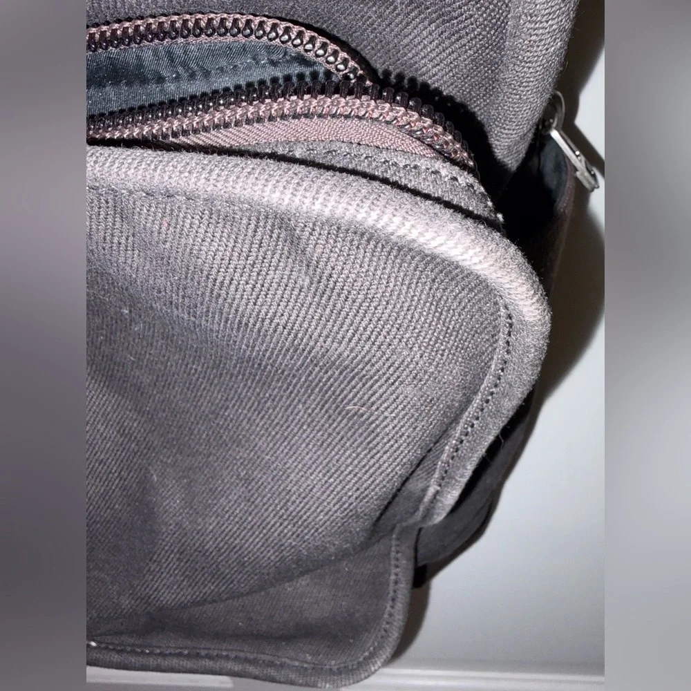 Fossil Travis Dark Brown Canvas Backpack